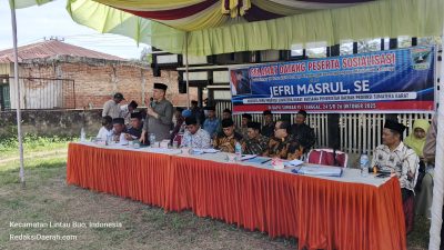 Perkuat Fondasi Keluarga, Jefri Masrul Sosialisasikan Perda Ketahanan Keluarga di Lintau Buo