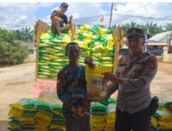 Polres Banyuasin Sukses Gelar Gerakan Pangan Murah, 10 Ton Beras Ludes Terjual