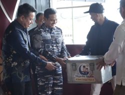 Lanal Palembang & BI Edukasi Cinta Rupiah di Pinggir Sungai Musi