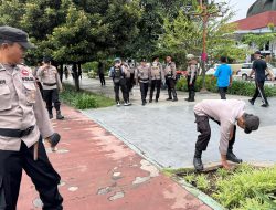 Antisipasi Kerusuhan, Aparat Lakukan Screening dan Netralisir Area Alun-Alun Pati