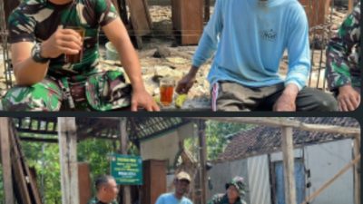 Kebersamaan TNI dan Warga dalam Program TMMD Reguler ke-126 Kodim 0730/Gunungkidul