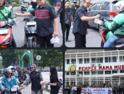 HDCI Palembang ‘Gas’ Berbagi 500 Kotak Makanan Gratis