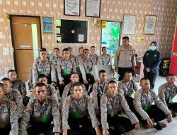 Sidokkes Polres Banyuasin Gelar Pemeriksaan Kesehatan Bagi 27 Siswa Latja SPN Betung