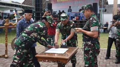 Kasrem 072/Pamungkas Hadiri Penutupan TMMD Sengkuyung Tahap IV Tahun 2025 Kodim 0705/Magelang