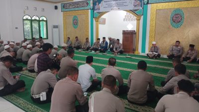 Polres Banyuasin Gelar Binrohtal, Perkuat Disiplin dan Kinerja Personel Melalui Ukhuwah Islamiyah