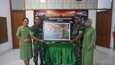 Jaga Soliditas Satuan Dan Mempererat Silaturrahmi, Dandim 0735/Surakarta Kunjungi Koramil 05/Pasar Kliwon