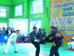 Salah satu cabor Kempo yang dipertandingkan di POPDA Kabupaten Boyolali