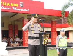 Gelar Apel, Operasi Zebra Musi – 2025 Polres Banyuasin Resmi Dimulai