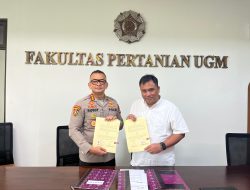 Dukung Swasembada Pangan dan Ekonomi Berkelanjutan, Polda DIY-Fakultas Pertanian UGM Jalin Kerja Sama Pertanian