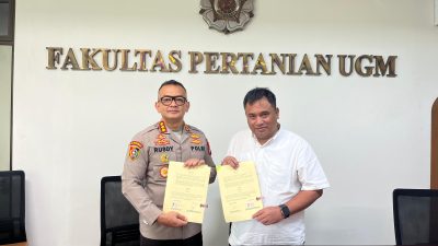 Dukung Swasembada Pangan dan Ekonomi Berkelanjutan, Polda DIY-Fakultas Pertanian UGM Jalin Kerja Sama Pertanian