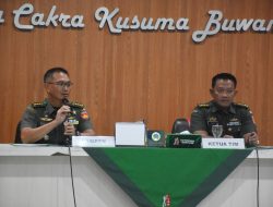Korem 072/Pamungkas terima Kunjungan Tim Dalproggar Kodam IV/Diponegoro.