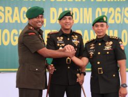 Letkol Inf Rodricho Ivan Pattihahuan Resmi Jabat Dandim 0728/Wonogiri