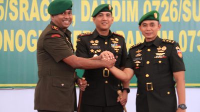 Letkol Inf Rodricho Ivan Pattihahuan Resmi Jabat Dandim 0728/Wonogiri