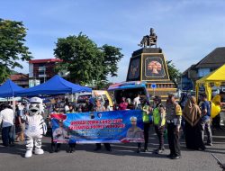 Sosialisasi Ops Zebra Candi 2025 di CFD Wonogiri, Sat Lantas Ajak Warga Tertib Berlalu Lintas
