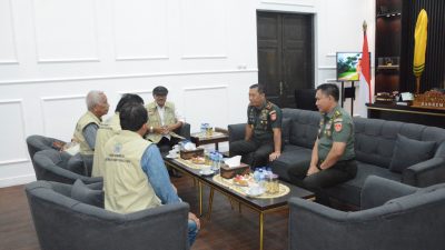 Danrem 072/Pamungkas Terima Audiensi Forum Komunikasi Organisasi Kemasyarakatan DIY