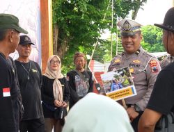 Berkarya, Berdaya, Bermakna, Kalapas Pati Hadiri Fun Walk Bersama Menteri IMIPAS