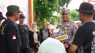 Berkarya, Berdaya, Bermakna, Kalapas Pati Hadiri Fun Walk Bersama Menteri IMIPAS