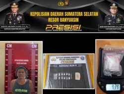 Satresnarkoba Polres Banyuasin Ungkap Peredaran Sabu, 4,34 Gram Sabu Disita dari Pengedar di Tanjung Lago