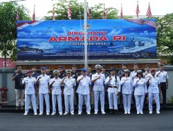 Jaga Kedaulatan: Lanal Palembang Gelar Upacara Hari Armada