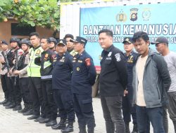 Satgas Kemanusiaan Polda Sumsel Masuki Hari Ketiga Pengawalan Bantuan ke Tapanuli Selatan