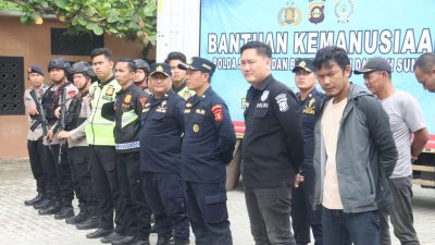 Satgas Kemanusiaan Polda Sumsel Masuki Hari Ketiga Pengawalan Bantuan ke Tapanuli Selatan