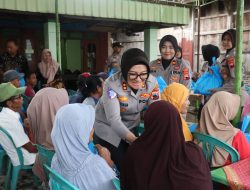 Kapolres Sragen Selenggarakan Baksos Kamtibmas, 40 Warga Kurang Mampu dan Anak Yatim di Sukodono Terima Santunan