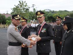 Kapolres Kulonprogo Pimpin Upacara Pelepasan Purna Tugas Personel Polres Kulonprogo Tahun 2025