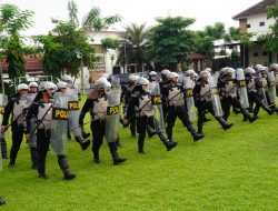 Polres Jombang Gelar Latihan Dalmas untuk Kesiapan Pelayanan Kegiatan Unjuk Rasa