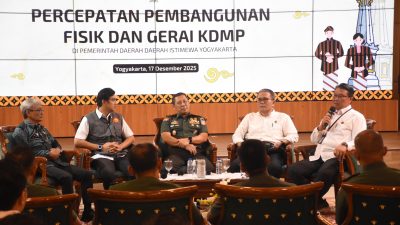 Percepat Ekonomi Kerakyatan, Danrem 072/Pamungkas Hadiri Rakor Pembangunan Gerai Koperasi Desa Merah Putih