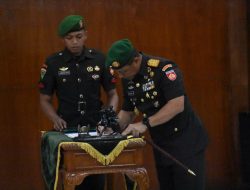 Danrem 072/Pamungkas Pimpin Sertijab Dandim 0730/Gunungkidul dan Dandim 0732/Sleman