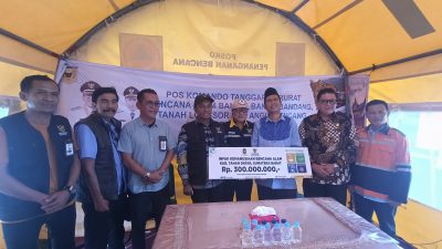 Solidaritas Nasional Mengalir Deras, BAZNAS Yogyakarta Salurkan Rp300 Juta untuk Korban Bencana Tanah Datar