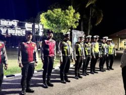 Polres Banyuasin Gelar Patroli Terpadu Jaga Kondusivitas Menuju Akhir Tahun