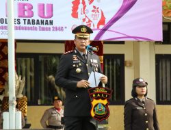 Polres Tabanan Gelar Upacara Bendera Peringatan Hari Ibu ke-97, Teguhkan Peran Strategis Perempuan bagi Bangsa