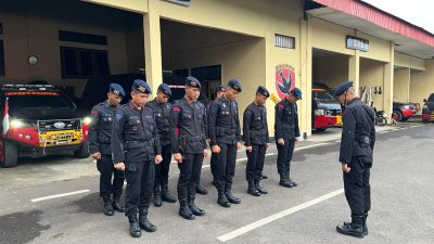 Pengamanan Natal, Satgas Tindak Ops Lilin Musi 2025 Sterilisasi Gereja HKBP Palembang
