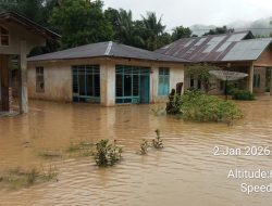 Hujan Deras, Picu Luapan Sungai Batang Tarusan