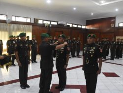 Danrem 072/Pamungkas Pimpin Sertijab Dandim 0708/Purworejo