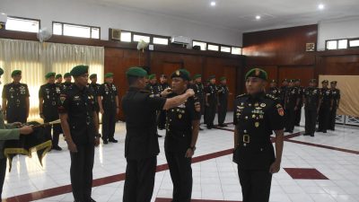 Danrem 072/Pamungkas Pimpin Sertijab Dandim 0708/Purworejo