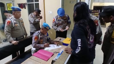Bidpropam Polda Sumsel Gelar Ops Gaktiblin di Polsek Bayung Lencir, Tes Urine negatif