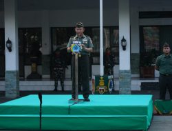 Upacara Bendera 17an Bulan Januari, Kasi Intel Kasrem 072/Pamungkas Bacakan Amanat Panglima TNI