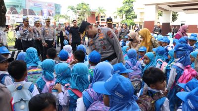Tanamkan Tertib Lalu Lintas Sejak Dini, Polda DIY Terima Kunjungan Edukatif TK Budi Mulia 1