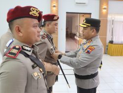 Sertijab Kasat Narkoba Mapolres Purworejo Berlangsung Secara Khidmad