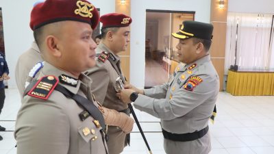 Sertijab Kasat Narkoba Mapolres Purworejo Berlangsung Secara Khidmad