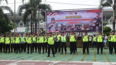 Polres Purworejo Tanggap Bencana Pastikan Semua Peralatan dan Personil Siap Siaga