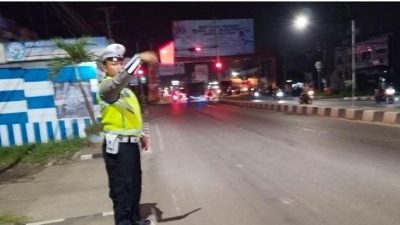 Patroli Subuh Satlantas Polres Banyuasin, Cegah Kejahatan dan Beri Rasa Aman