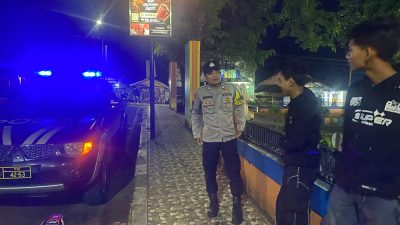 Giat Patroli Presisi Serta Mitigasi Garut Lautan Biru, Di Wilayah Hukum Polsek Bungbulang
