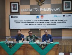 Korem 072/Pamungkas Bersama BSI dan ASABRI Bekali Prajurit Sambut Masa Purnabakti