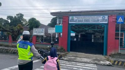 Sat Lantas Polres Rejang Lebong Laksanakan Ngatur Pagi di Titik Rawan Lalu Lintas