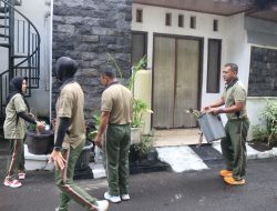 Personel Korem 072/Pamungkas Gelar Korve Rutin, Jaga Kebersihan Pangkalan