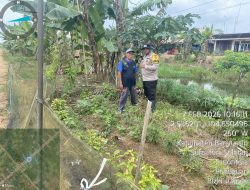 Bhabinkamtibmas Polsek Pulau Rimau Gerakkan Masyarakat Desa Penuguan Dukung Swasembada Pangan
