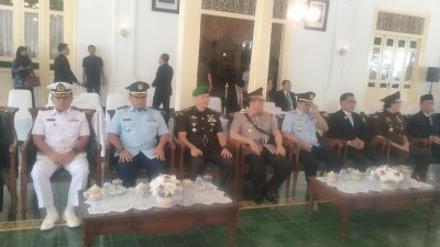 Danrem 072/Pamungkas Hadiri Pelantikan dan Pengambilan Sumpah Jabatan Pimpinan Tinggi Pratama di Lingkungan Pemerintah DIY